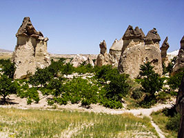 Cappadocia - Fairy Chimneys at Zelve - Göreme