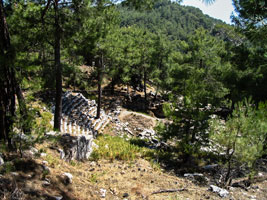 Archaeological excavations in natural park