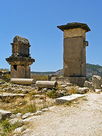 Xanthos - Lycian Pillar Tomb & Harpy Monument